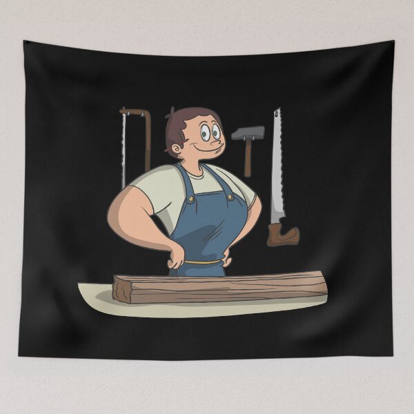 Item preview, Carpenter at workbench designed and sold by Monkey Ful.