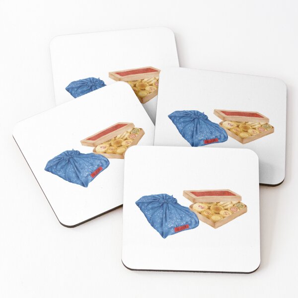 Item preview, Watercolor Illustration of Chinese Snack - boxes of cookies and pastries   designed and sold by iswenyi.