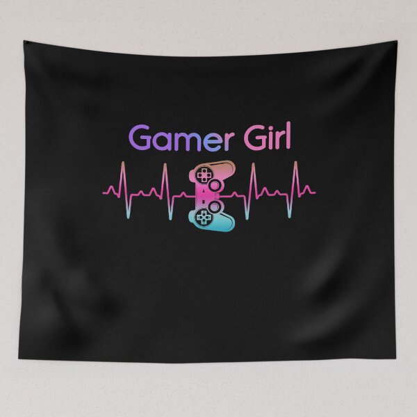 Item preview, Heartbeat Gamer Girl Gaming  designed and sold by bestshirtdesign.