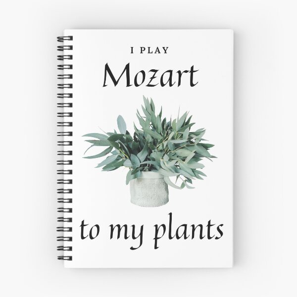 Aperçu de l'œuvre Je joue Mozart sur mes plantes créée et vendue par DesignsofNote.