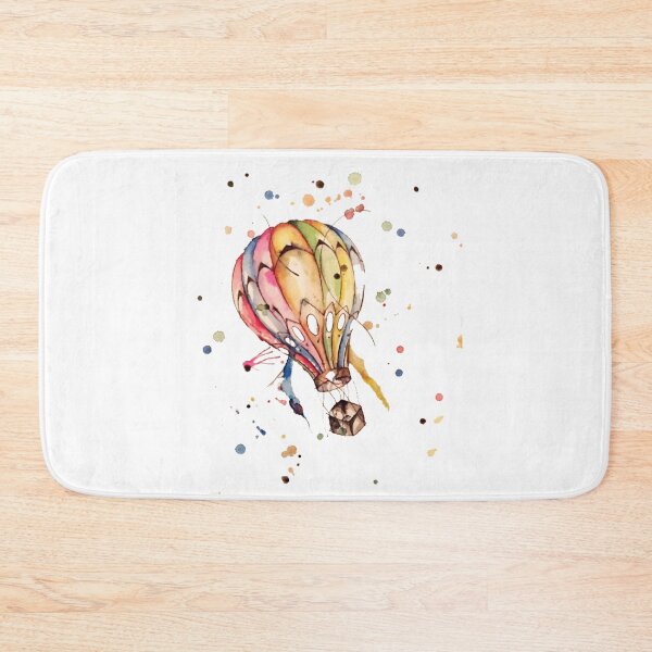 Item preview, Air Balloon Watercolor designed and sold by BorgesPaintings.