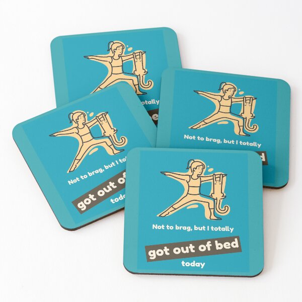 Item preview, Not to brag, but I totally got out of bed today (yoga GIRL) designed and sold by HamiltonmagicTs.