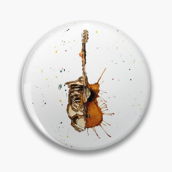 Item preview, Skull Guitar designed and sold by BorgesPaintings.