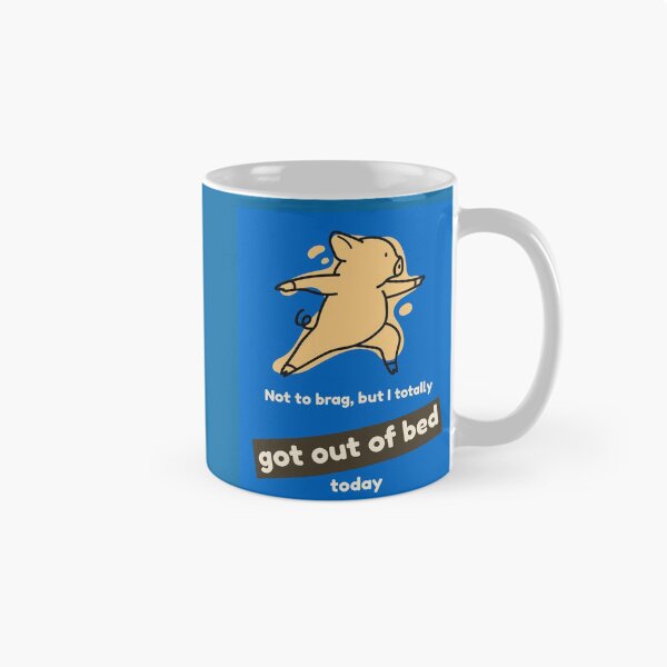 Item preview, Not to brag, but I totally got out of bed today (pig) designed and sold by HamiltonmagicTs.