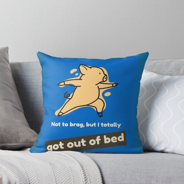 Item preview, Not to brag, but I totally got out of bed today (pig) designed and sold by HamiltonmagicTs.
