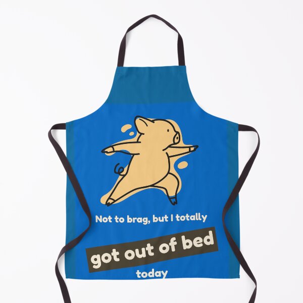 Item preview, Not to brag, but I totally got out of bed today (pig) designed and sold by HamiltonmagicTs.