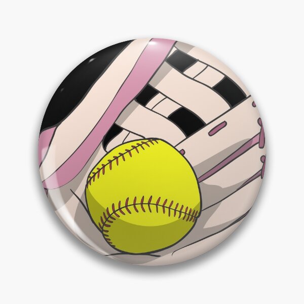 Item preview, Pink softball glove and ball designed and sold by Monkey Ful.