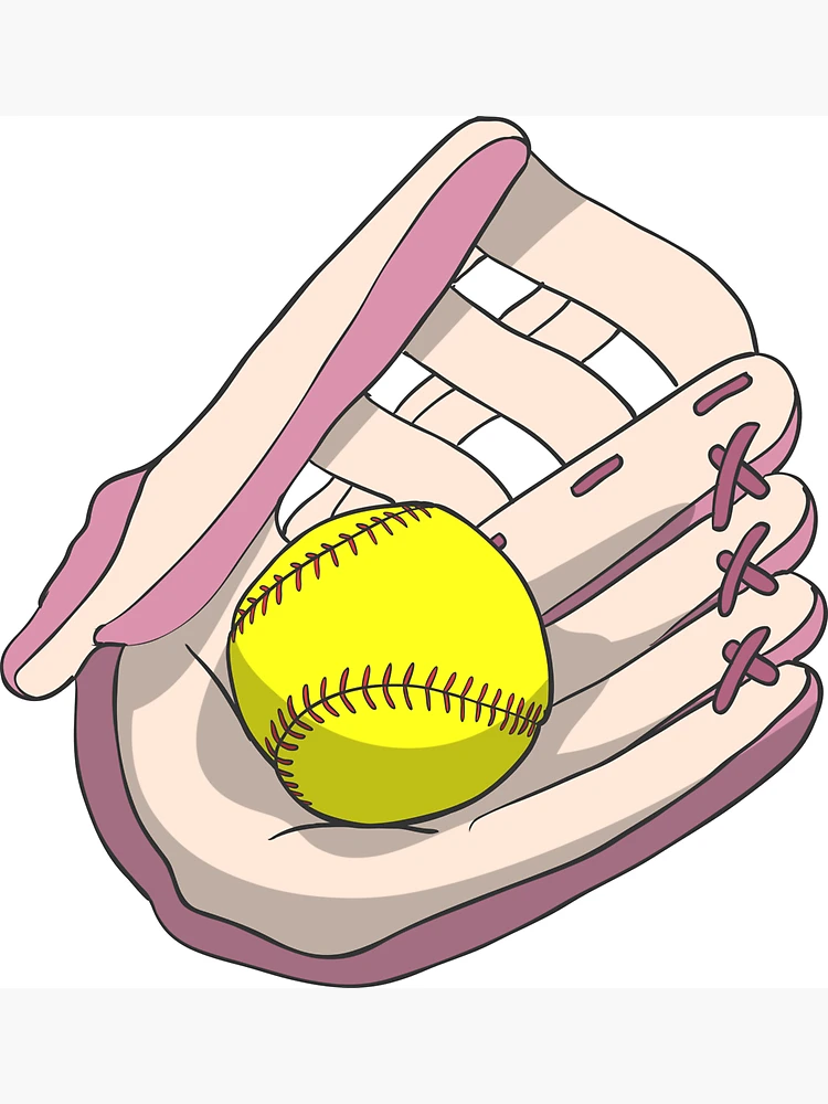 Softball glove and ball online