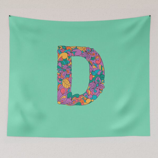 Item preview, Letter D Monogram personalized name print  designed and sold by melbournegirl.
