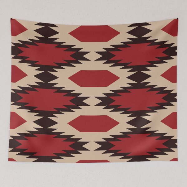 Item preview, Navajo Red And Ivory Pattern designed and sold by hellcom.