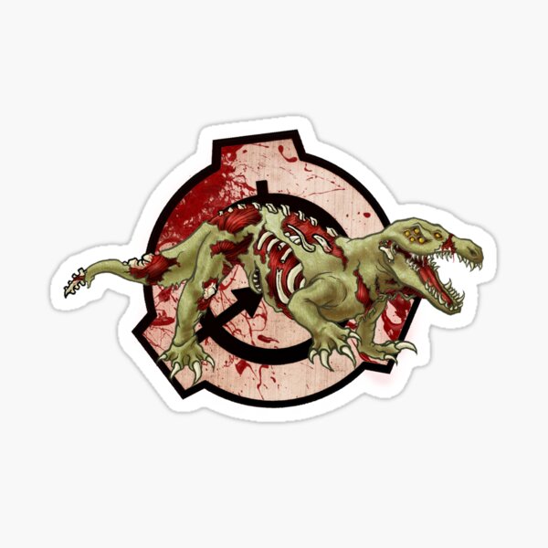 SCP-682 'Scarily Cute Pests' Sticker for Sale by WarFang-Arts