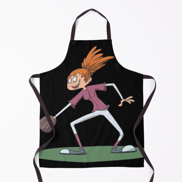 Item preview, Cute girl catching softball designed and sold by Monkey Ful.