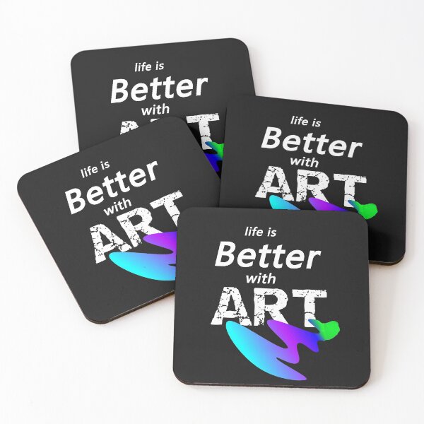 Item preview, Life is better with art designed and sold by bernd49.