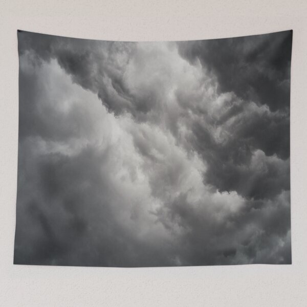 Item preview, dark clouds pattern designed and sold by nature scenerys.