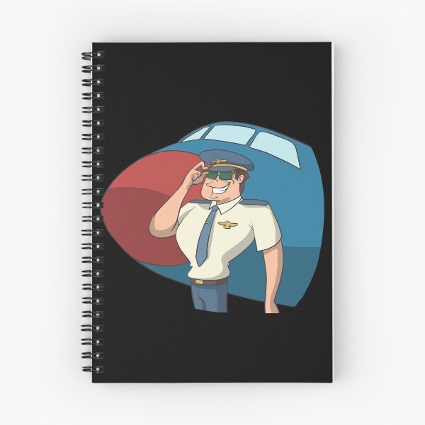 Item preview, Pilot in front of a jet airliner designed and sold by Monkey Ful.
