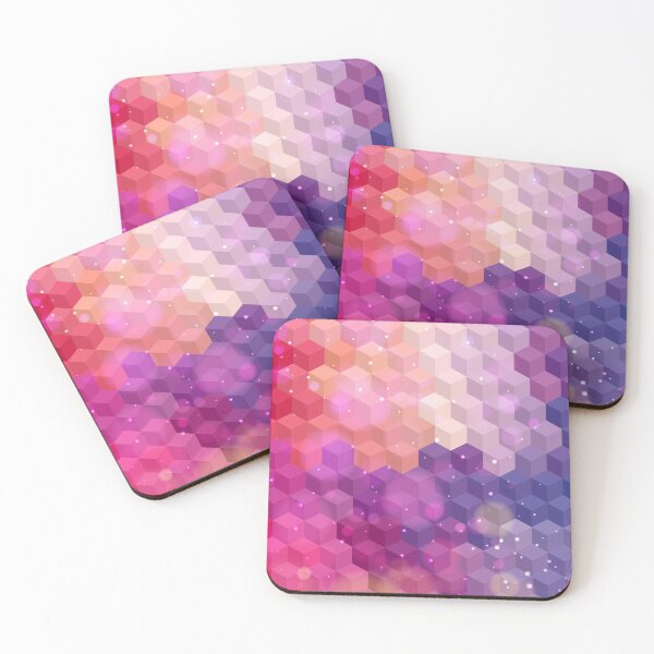 Item preview, Pretty Lilac And Pink Cube Design designed and sold by cgroenewald.
