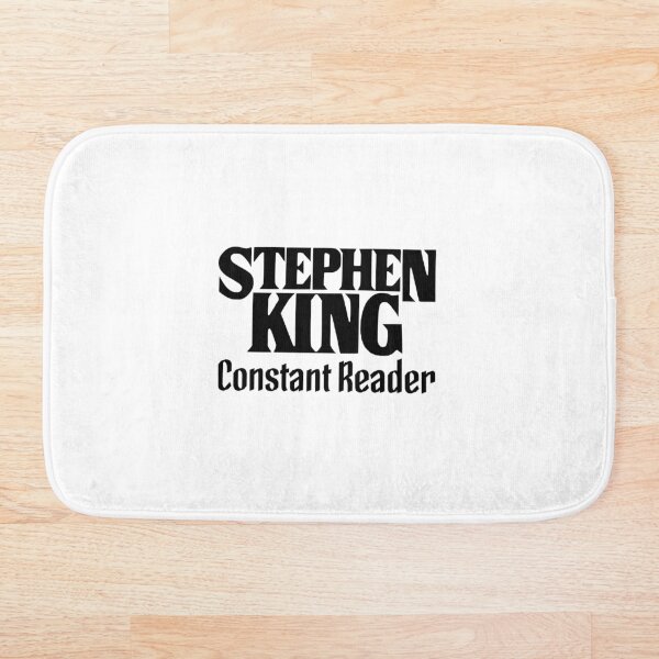 Book - Stephen King Constant Reader (text only) Bath Mat