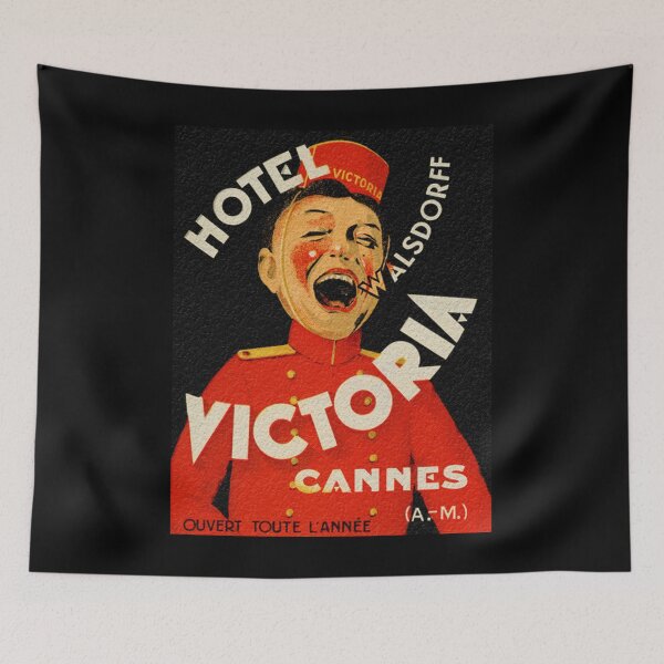 Item preview, France – Cannes – Victoria – Vintage Luggage Label designed and sold by imageresource.
