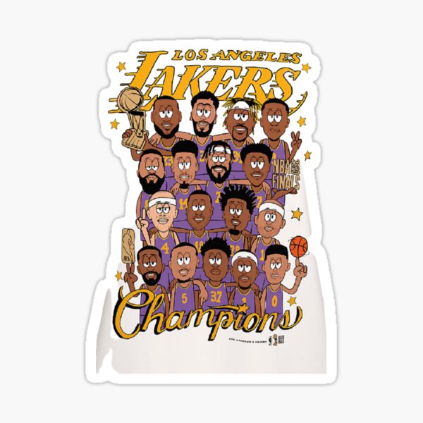 Lakers champions nba 2020 Sticker