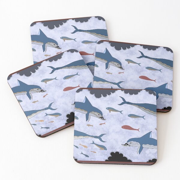 Item preview, Minoan dolphin fresco designed and sold by Hellenistic History.