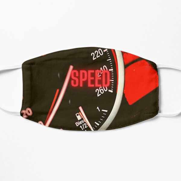 Speed, F1 inspired design. Flat Mask