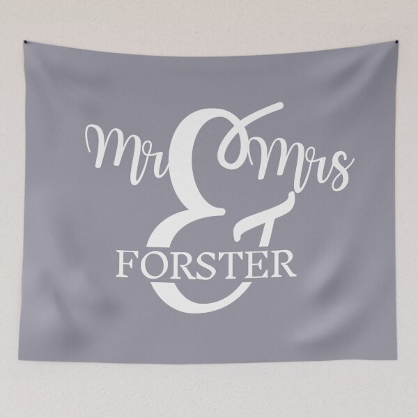 Item preview, Mr & Mrs FORSTER | SILVER designed and sold by yourscotborders.