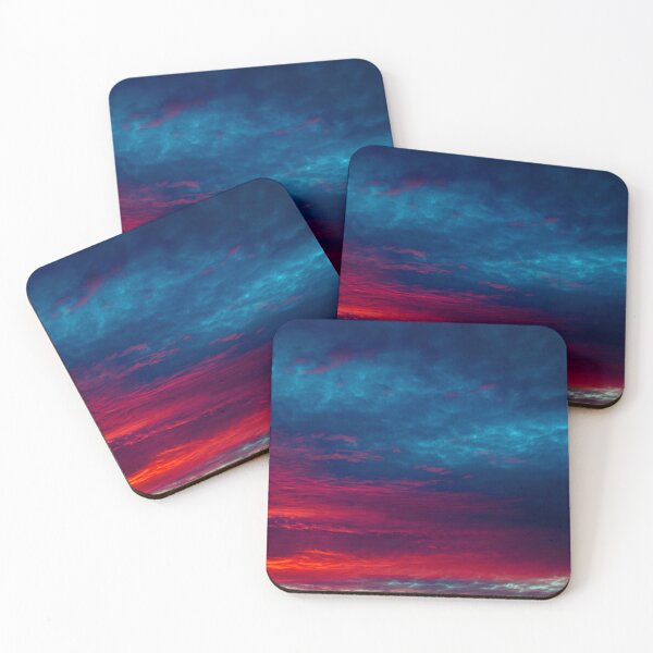 Item preview, magical sunrise above the clouds pattern designed and sold by nature scenerys.