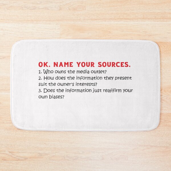 Item preview, Name your Sources designed and sold by PillowPuns.