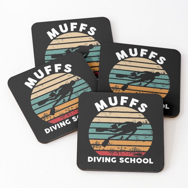 Item preview, Muffs Diving School Funny Quote designed and sold by johnking2808.