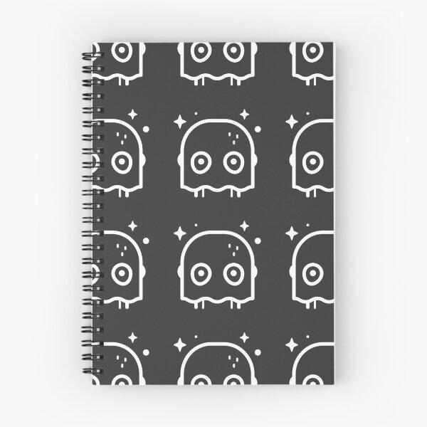 Item preview, Happy Halloween Holiday | Spooky Ghost Line Art Cartoon Pattern designed and sold by Ainbowz-Artwork.