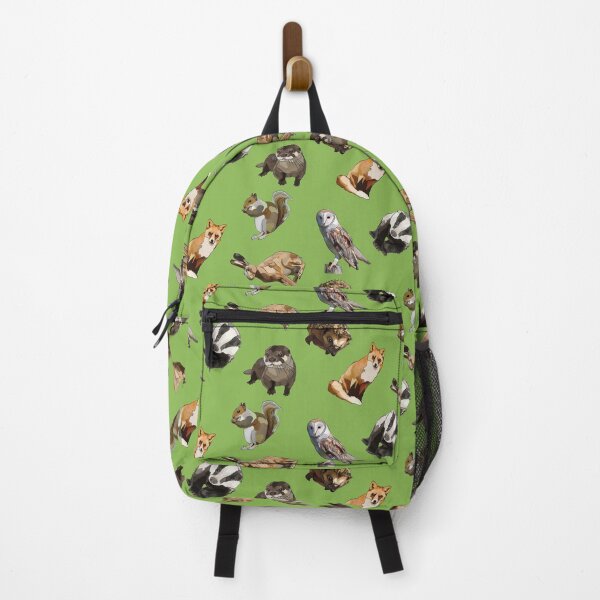 Item preview, Forest Creatures Green Background designed and sold by BeeFoxTree.