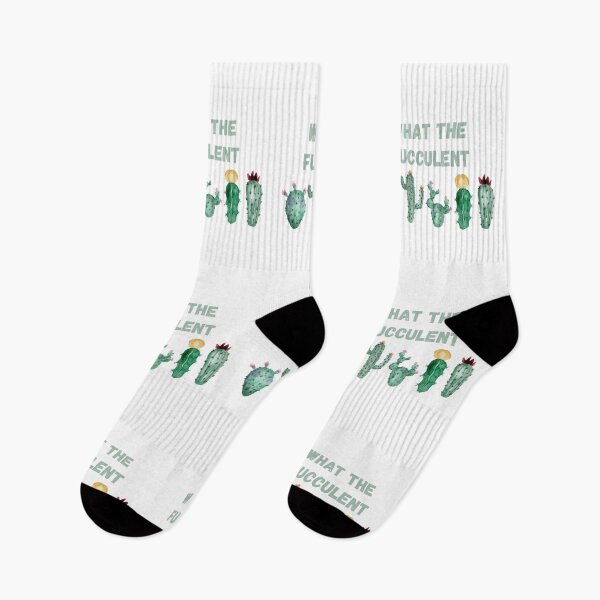Item preview, What the fucculent - Ask me about my cactus - Ask Me About My Plants designed and sold by Marcus Wong.