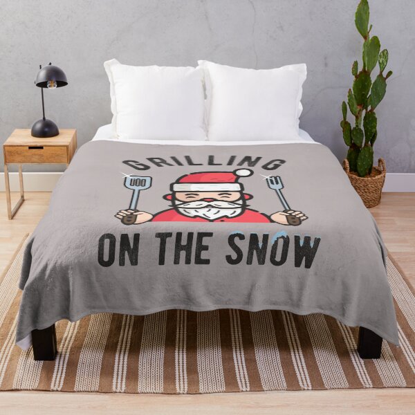 Item preview, Grilling On The Snow Christmas BBQ Funny Gift for Dad Grandpa Husband designed and sold by alenaz.