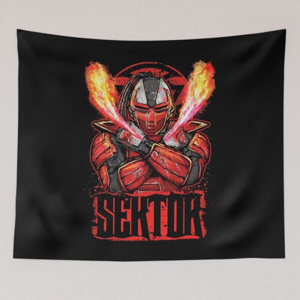 Item preview, Mortal Kombat Sektor on Fire designed and sold by Shinobi23.