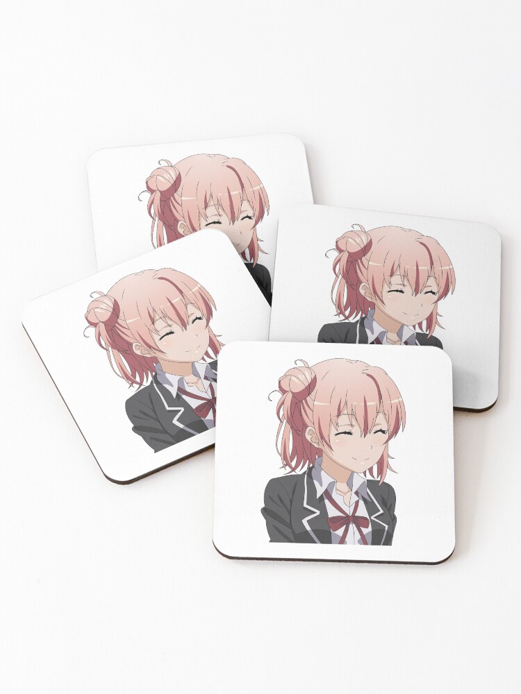 Thumbnail 1 of 5, Coasters (Set of 4), Oregairu Yui Yuigahama designed and sold by shop4fun.