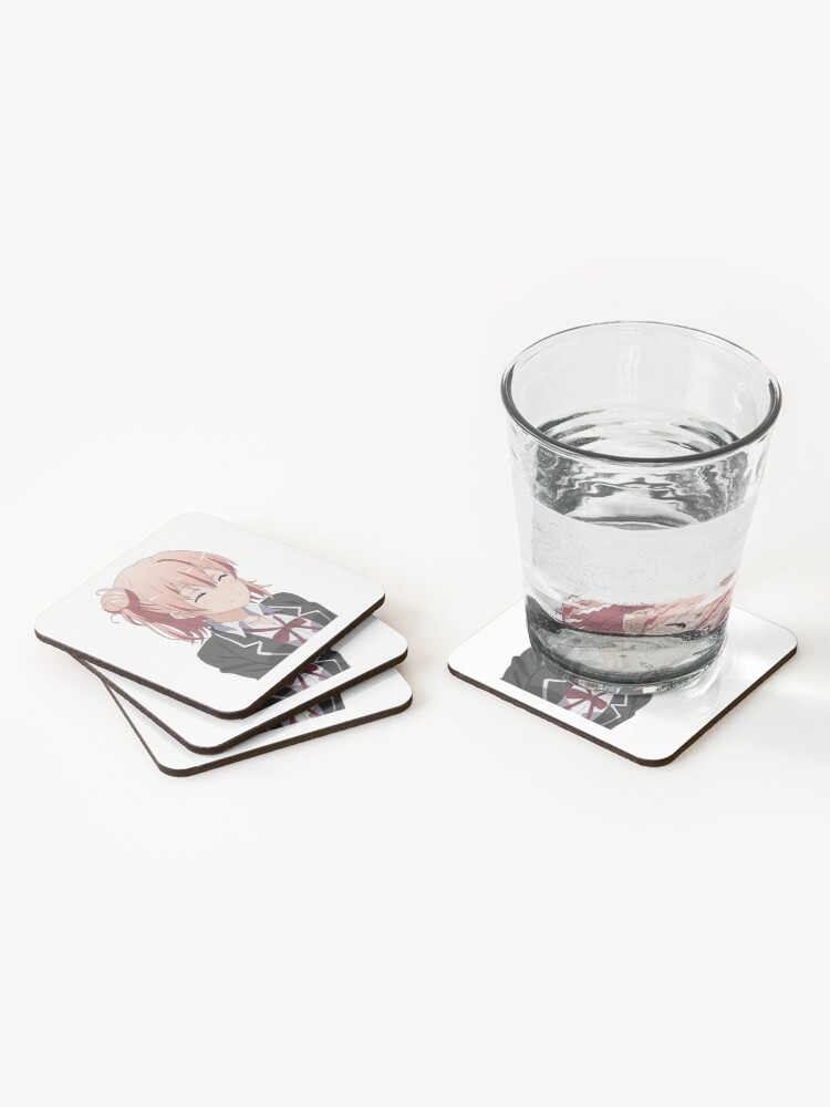 Thumbnail 2 of 5, Coasters (Set of 4), Oregairu Yui Yuigahama designed and sold by shop4fun.