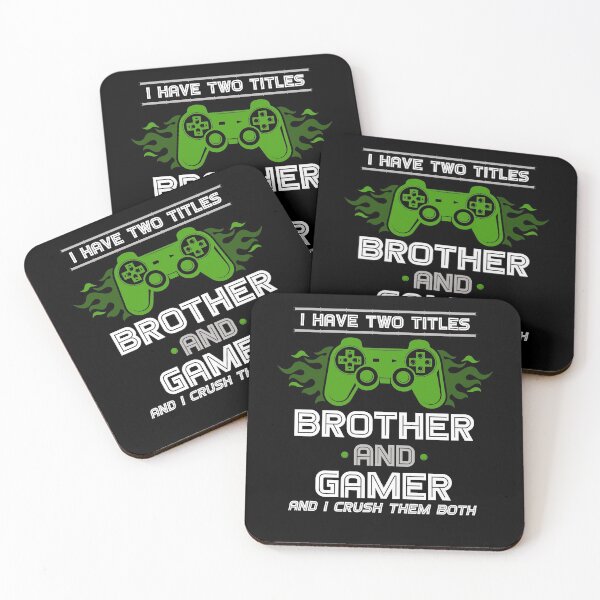 Item preview, I Have Two Titles Brothers And Gamer And I Crush Them Both Gaming designed and sold by bestshirtdesign.