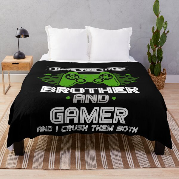 Item preview, I Have Two Titles Brothers And Gamer And I Crush Them Both Gaming designed and sold by bestshirtdesign.