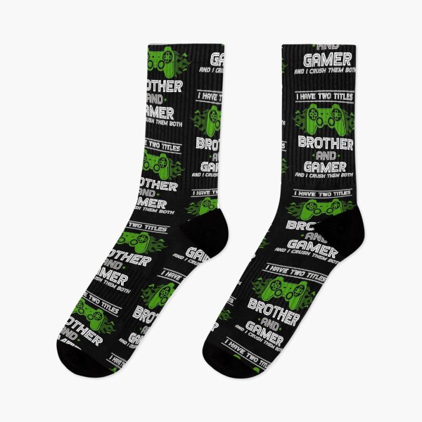 Item preview, I Have Two Titles Brothers And Gamer And I Crush Them Both Gaming designed and sold by bestshirtdesign.