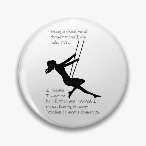 Item preview, Swing Voter designed and sold by PillowPuns.