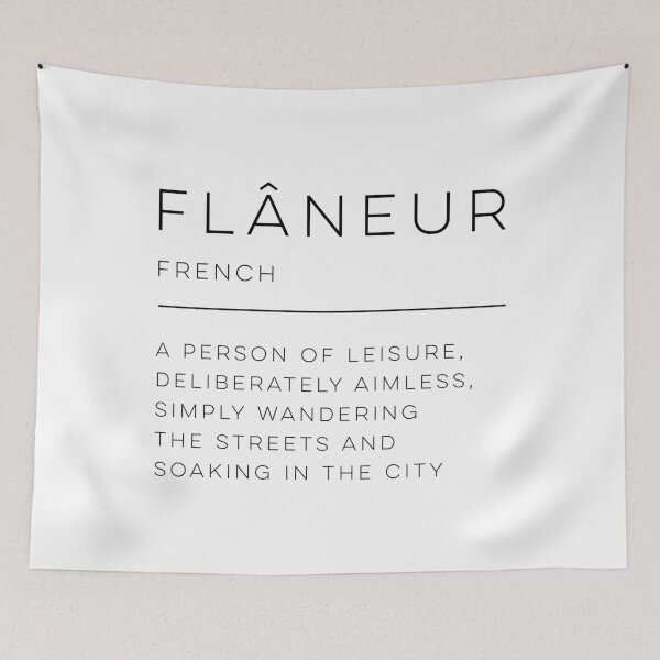Item preview, Flâneur Definition designed and sold by wisemagpie.