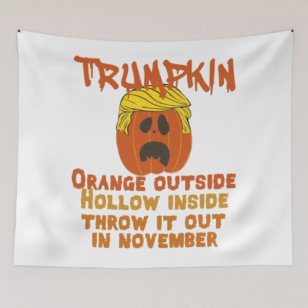 Item preview, Trumpkin orange outside hollow inside throw out in november designed and sold by GoodyLeo.