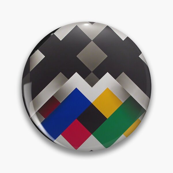 Item preview, folded colorful shapes geometric painting Omar rayo op art designed and sold by mariaa999.