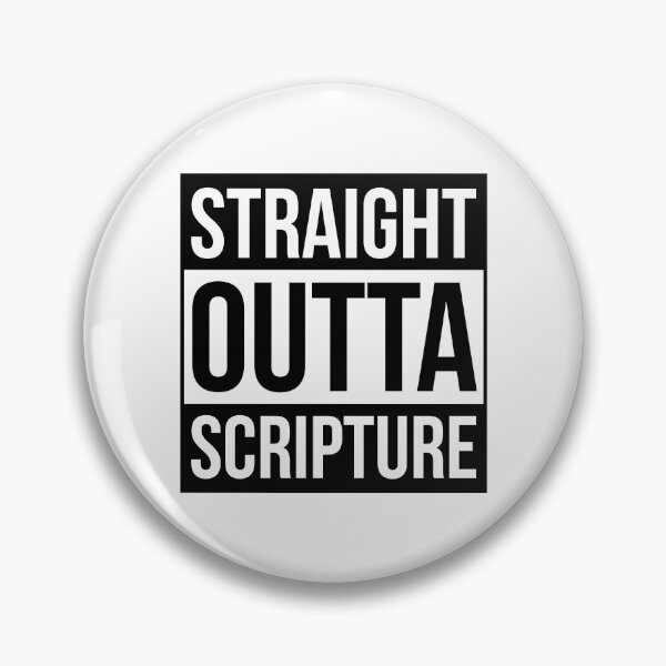 Item preview, Straight Outta ... Scripture (Black) designed and sold by domusfidei.