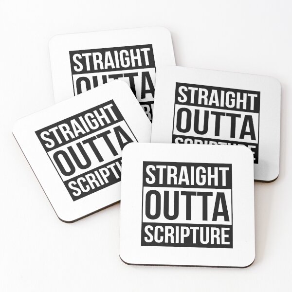Item preview, Straight Outta ... Scripture (Black) designed and sold by domusfidei.