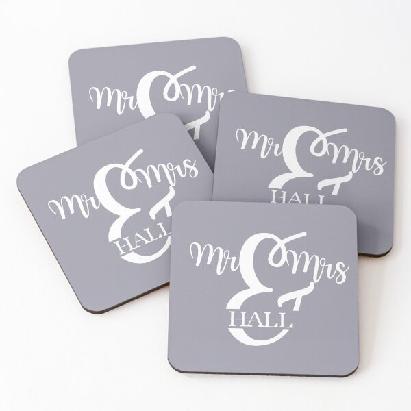 Item preview, Mr & Mrs HALL | SILVER designed and sold by yourscotborders.