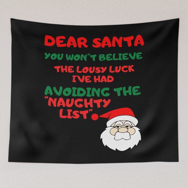 Item preview, Dear Santa Naughty List designed and sold by starshiporion.