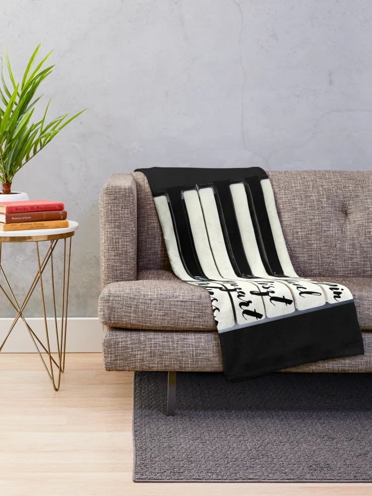 Thumbnail 2 of 6, Throw Blanket, Piano Keyboard Composers designed and sold by DesignsofNote.