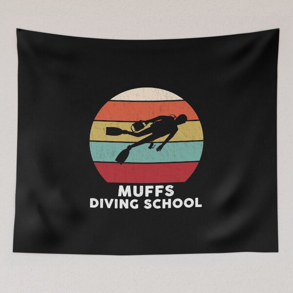 Item preview, Muffs Diving School Funny designed and sold by jessicasmile.