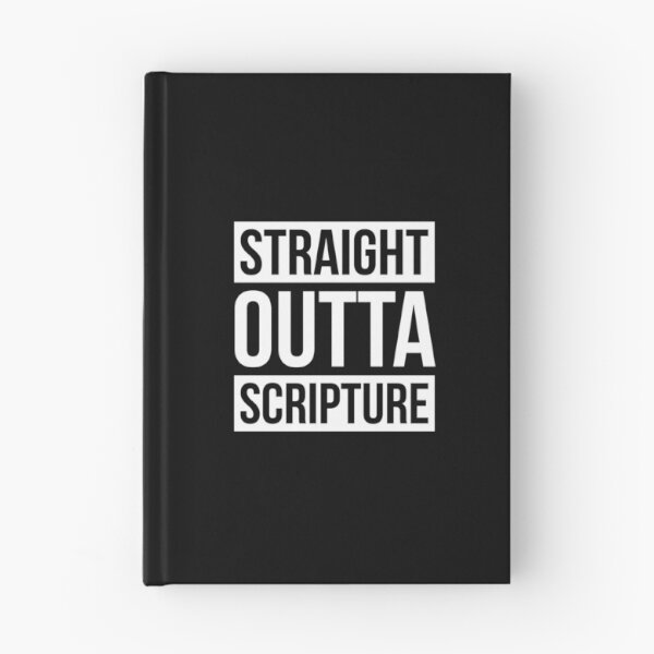 Artikelvorschau, Straight Outta ... Schrift (weiß) entworfen und verkauft von domusfidei.